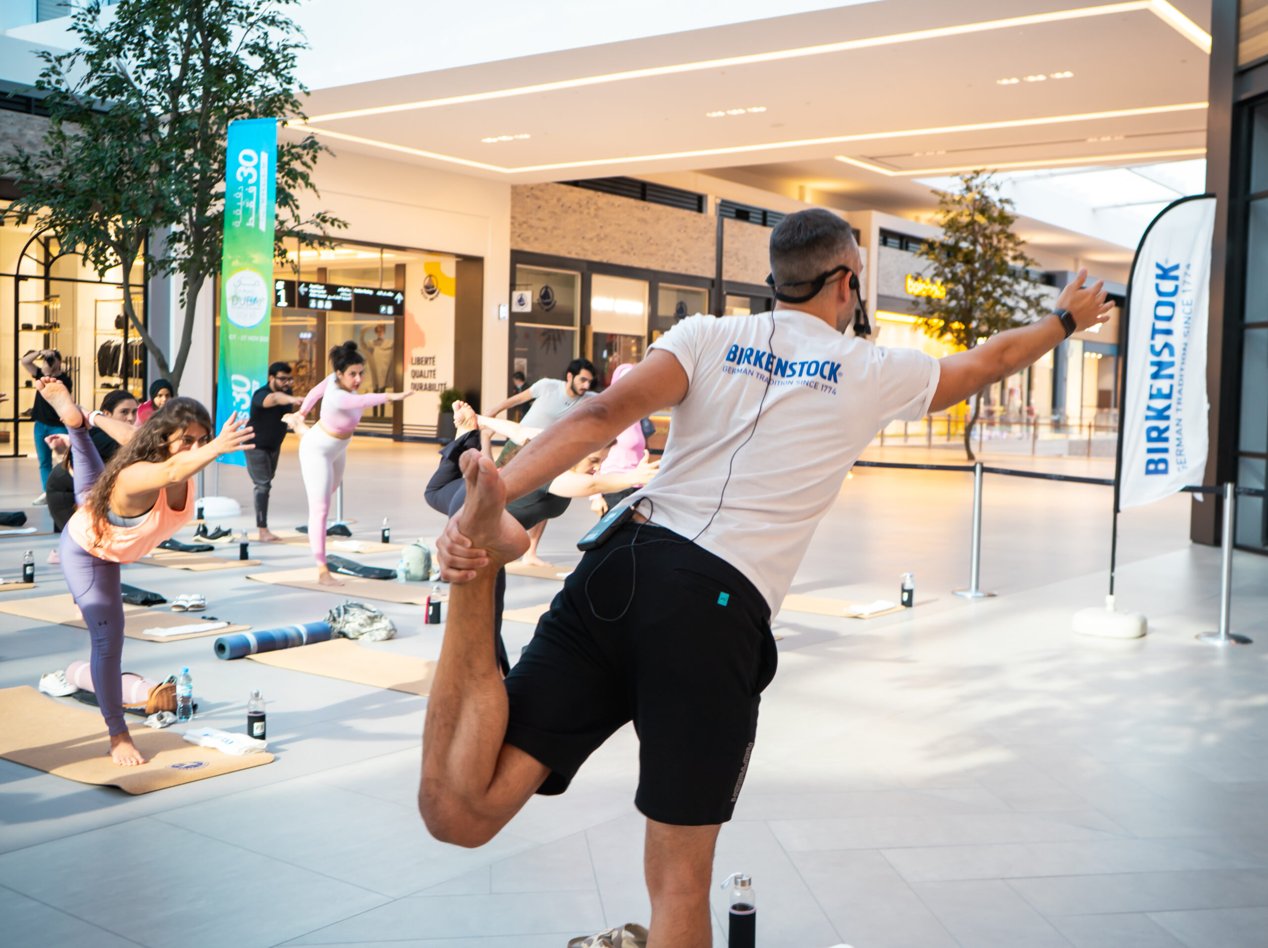 LEVA Marketing Management | Capturing Serenity: Birkenstock’s Serene Yoga Session #Dubai30x30