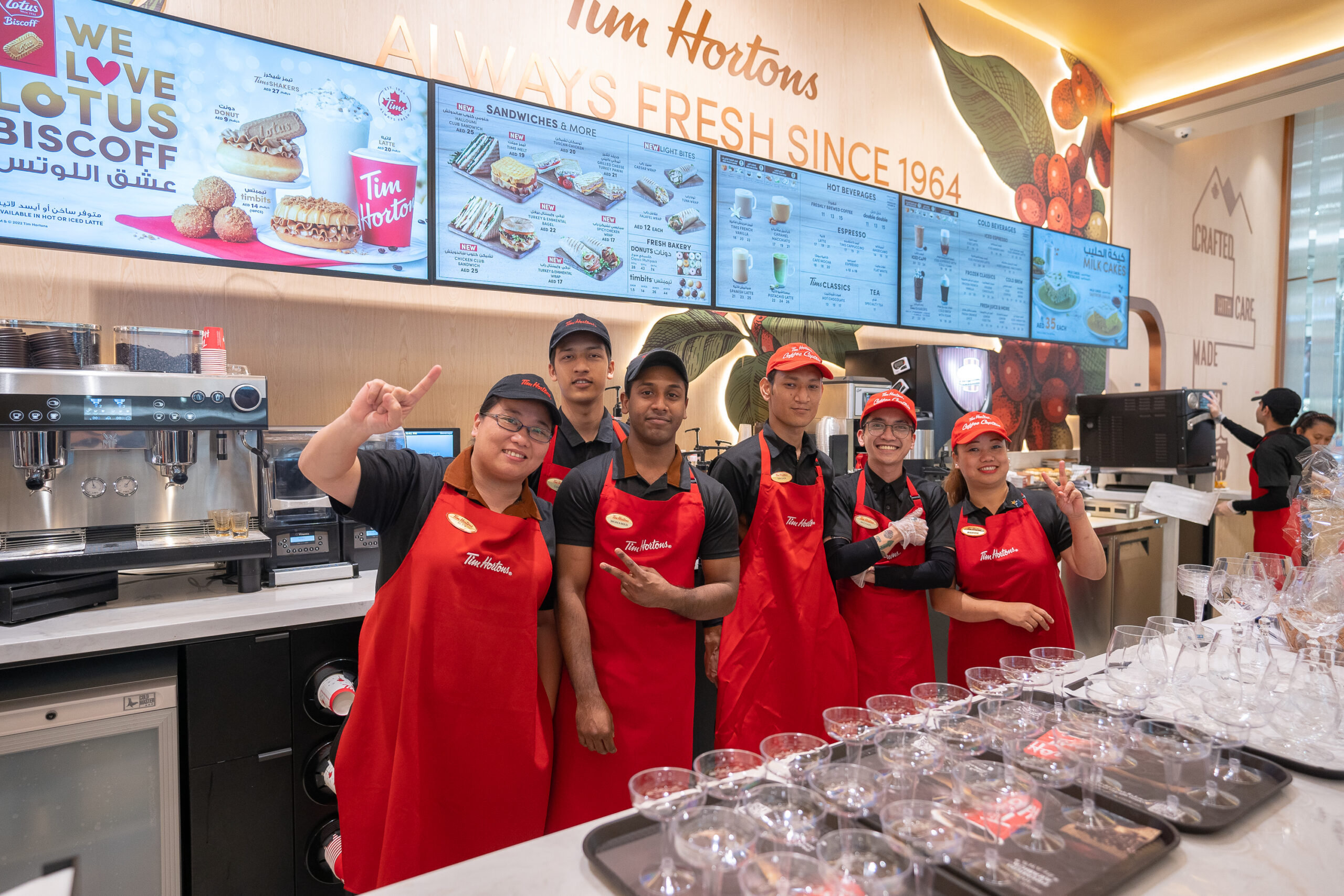 LEVA Marketing Management | Tim Hortons’ 250th Store Grand Launch at City Centre Mirdif